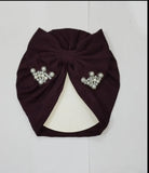 Three Pearl Bow Cap (Pack of 3)