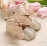 Pre-Order Chiffon Bow Shimmer Shoes