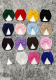 Plain Big Bow Caps (Pack of 3)