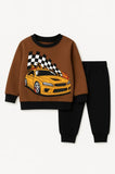 Car Sweatshirt & Trouser Set (2pcs)
