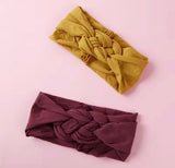 Plain Knotted Headband Set (Pack of 6)