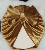 Baby Velvet Turban Bow Knot Cap