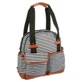 Black Stripes Baby Diaper Bag Pack