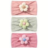 Baby Flower Headband Set (3pcs)