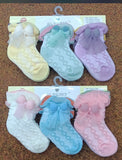 Bow Frill Socks (Pack of 3)