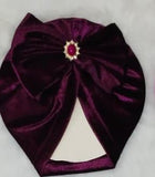 Velvet Brooch Cap