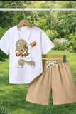 Cool Print T-Shirt & Short Set (2pcs)