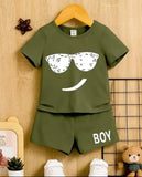 Sunglasses Boy T-Shirt & Short Set (2pcs)