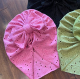 Solid Color Bow Cap (Pack of 3)