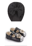 Big Bow Cap With Crown Shoes