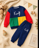 King Multi Sweatshirt & Trouser Set (2pcs)