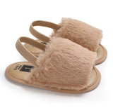 Fur Sandal