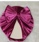 Baby Velvet Turban Bow Knot Cap