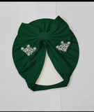 Three Pearl Bow Cap