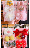 Pre-Order Lace Baby Girl Crown Bow Headband (Pack of 3)