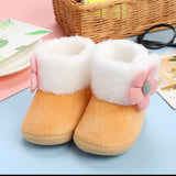 Pre-Order Furry Flower Ankle Boots