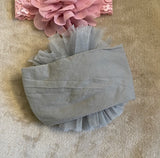 Lace Flower Turban Headband Set (3pcs)