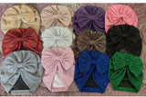 Glittery Shimmery Bow Cap (Pack of 3)