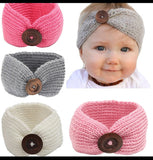 Knitted Button Headband