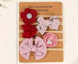 Pre-Order 5pcs Kids Bowknot Headband Set