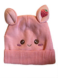 Smiley Strawberry Knitted Cap