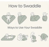 Pre-Order Swaddle With Headband (2pcs)