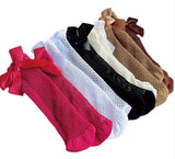 Bow Fishnet Socks