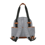 Black Stripes Baby Diaper Bag Pack