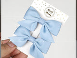 Pair of Ribbon Bow Clips