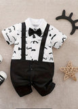 Pre-Order Baby’s Cartoon Beard Pattern Short Sleeves Romper