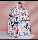 Printed Diaper Bag/Multipurpose Backpack