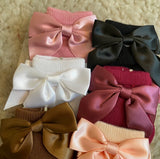 Newborn Cotton Bow Socks (Pack of 6)