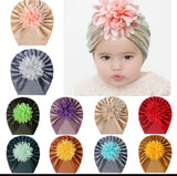 Flower Velvet Cap (Pack of 3)