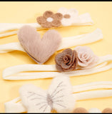 Pre-Order Heart Shape Floral Headband Set (4pcs)