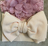 Knotted Lace Flower Headband Set (3pcs)