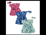 Cotton Frock With HeadBands (Pack of 3)