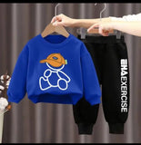 Bear Hat Sweatshirt & Trouser Set (2pcs)