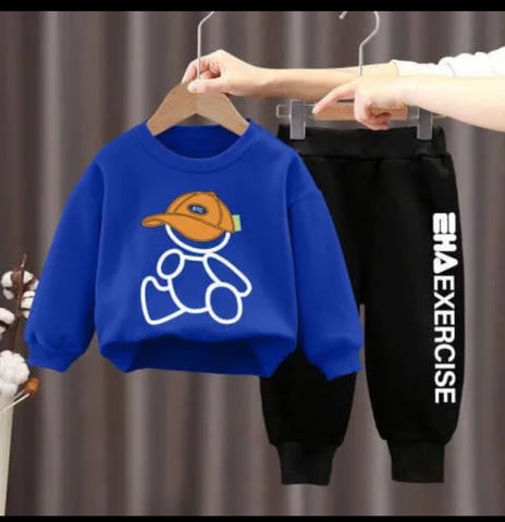 Bear Hat Sweatshirt & Trouser Set (2pcs)