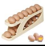 2-Tier Automatic Rolling Egg Rack/ Refrigerator Egg Storage Box