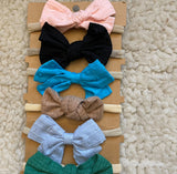 Multi Mix Bow Headband Set (8pcs)