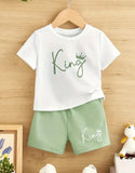 King T-Shirt & Short Set (2pcs)