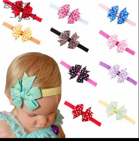 Polka Headband Set (3pcs)