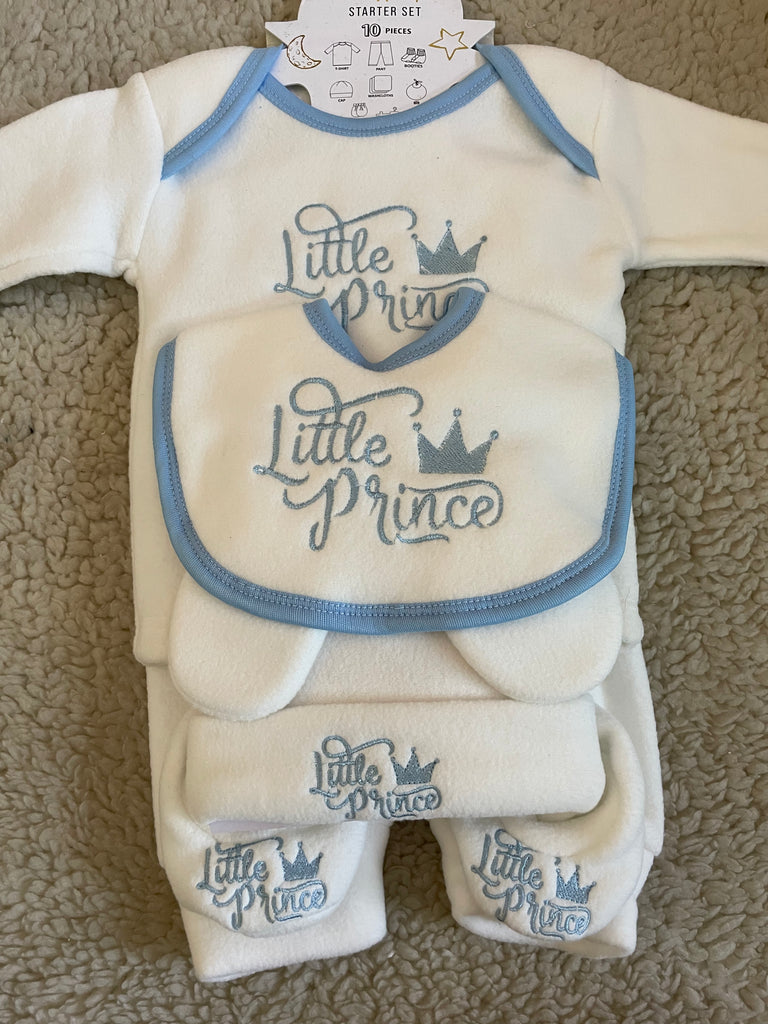 Little Prince/Princess Fleece Newborn Starter Set (10pcs)