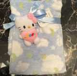 Super Soft Fleece Blanket With A Toy