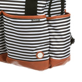 Black Stripes Baby Diaper Bag Pack