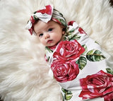Pre-Order Swaddle With Headband (2pcs)