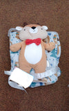 Fleece Inner Blanket With A Matching Pillow