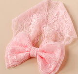 Pre-Order Double Bow Lace Embroidered Headband Set (3pcs)
