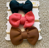 Turban Big Bow Headband Set (Pack of 3)