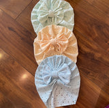 Solid Color Bow Cap (Pack of 3)